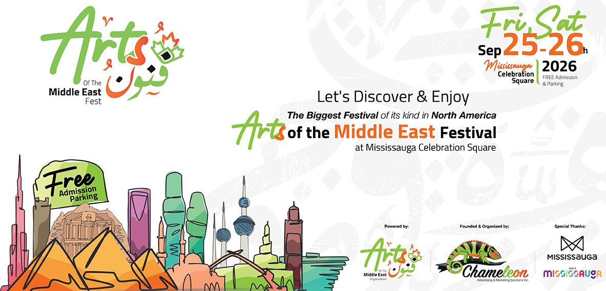 Arts of Middle East 25-26 Sep 2026 image source: mississauga.ca